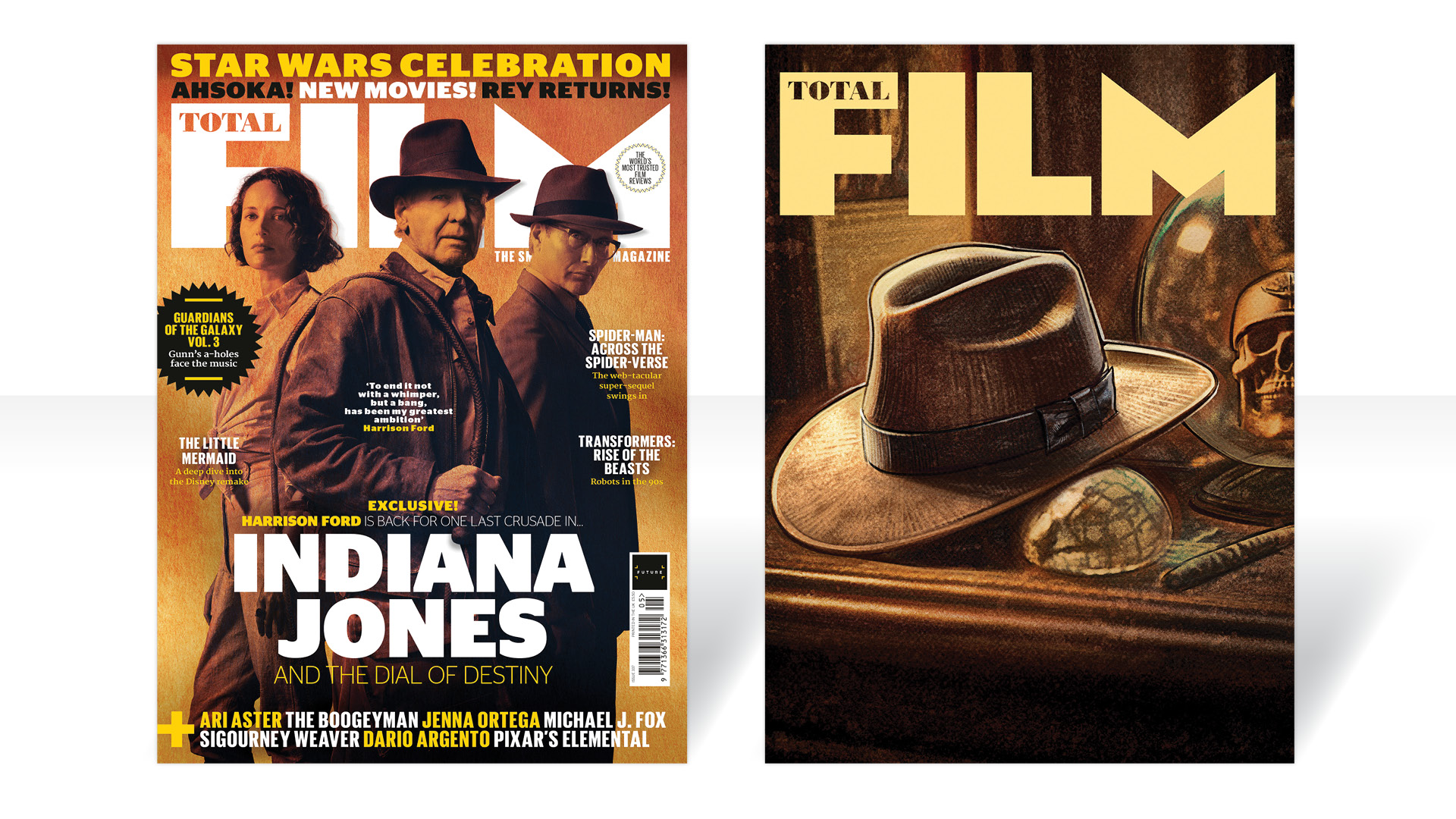 Couvertures d'Indiana Jones de Total Film.