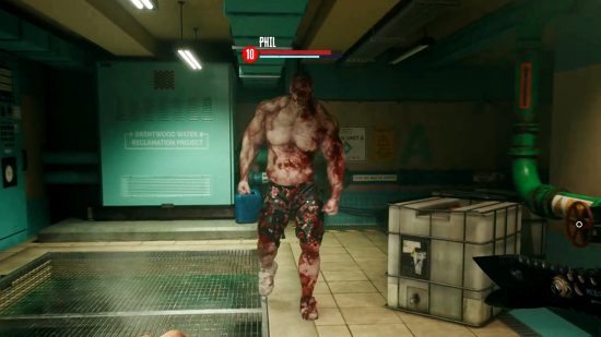 Astuces Dead Island 2 : Tuez des zombies nommés, comme Phil sur cette image, pour obtenir des objets spéciaux.