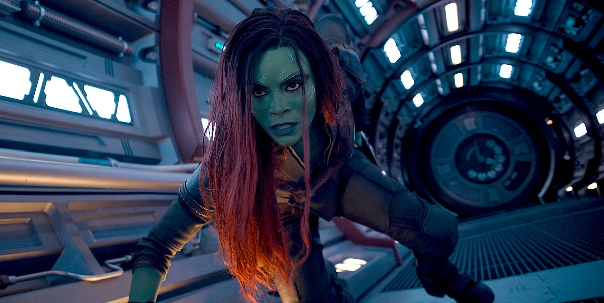 Zoe Saldaña des Gardiens de la Galaxie 3 taquine la nouvelle version de Gamora

