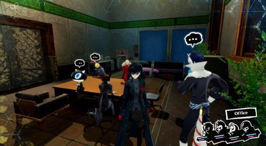 Image of Persona 5 Royal modded so that protagonist Joker is Female