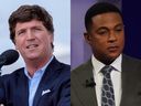 Tucker Carlson, à gauche, Don Lemon