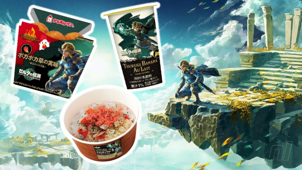 Aléatoire: Zelda: La gamme de plats inspirés des larmes du royaume se dirige vers les magasins Lawson au Japon
