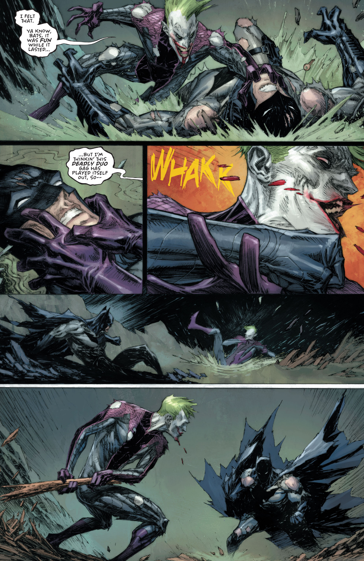 Batman & Joker: Deadly Duo # 7 art intérieur