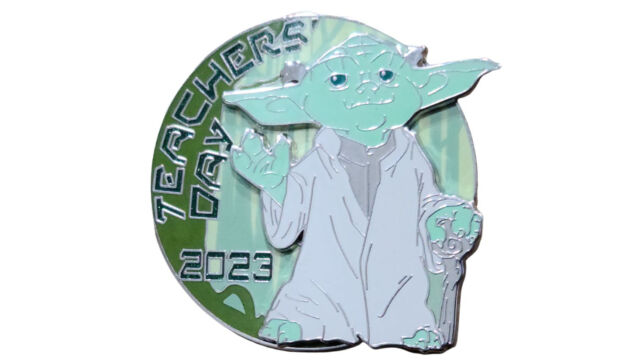 Broche Star Wars Yoda Teacher's Day 2023.