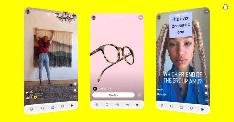 Snap annonce des tests de liens sponsorisés dans My AI, de nouveaux produits publicitaires pour Spotlight et Stories