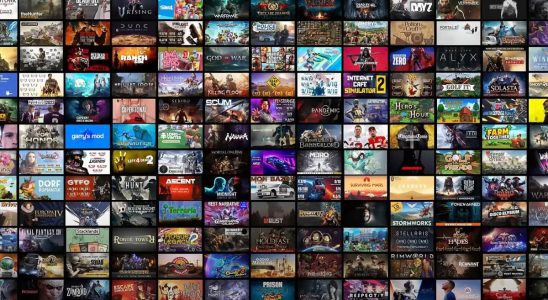 Steam games mosaic image