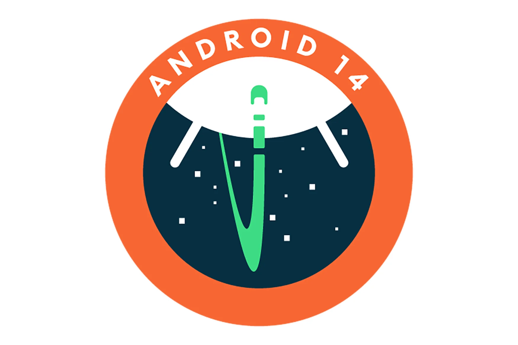 Logo Android 14