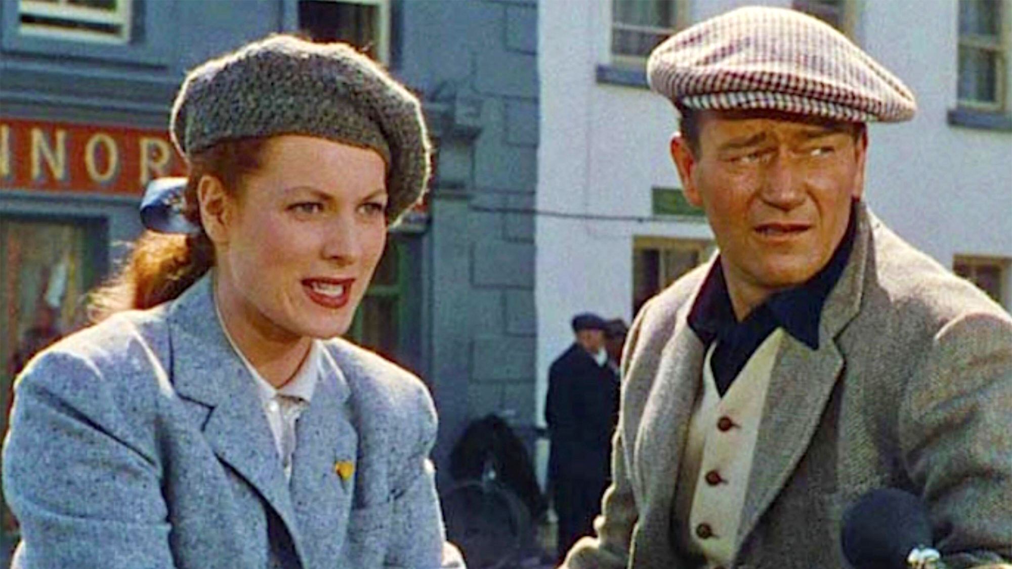 Maureen O'Hara et John Wayne dans L'homme tranquille