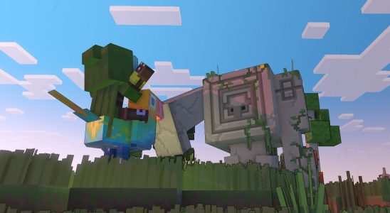 Minecraft Legends mythic units First of Stone discover these units at random during exploration is fun mechanic more RTS games should adopt