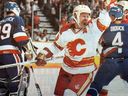 Copie d'une page du 26 mai 1989 de Lanny McDonald des Flames de Calgary.