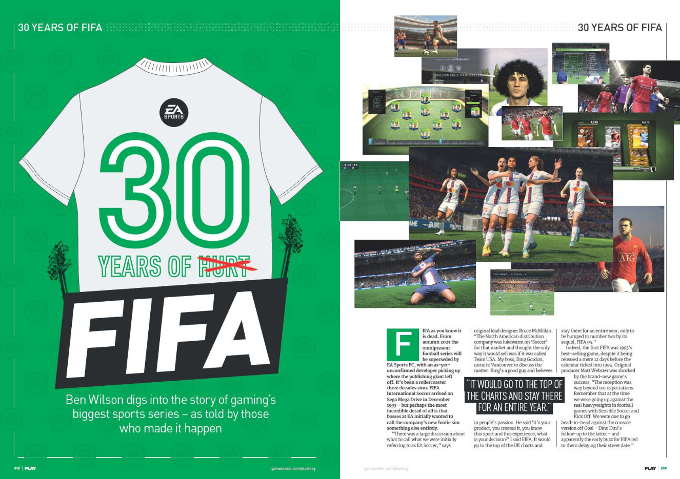 30 ans de FIFA