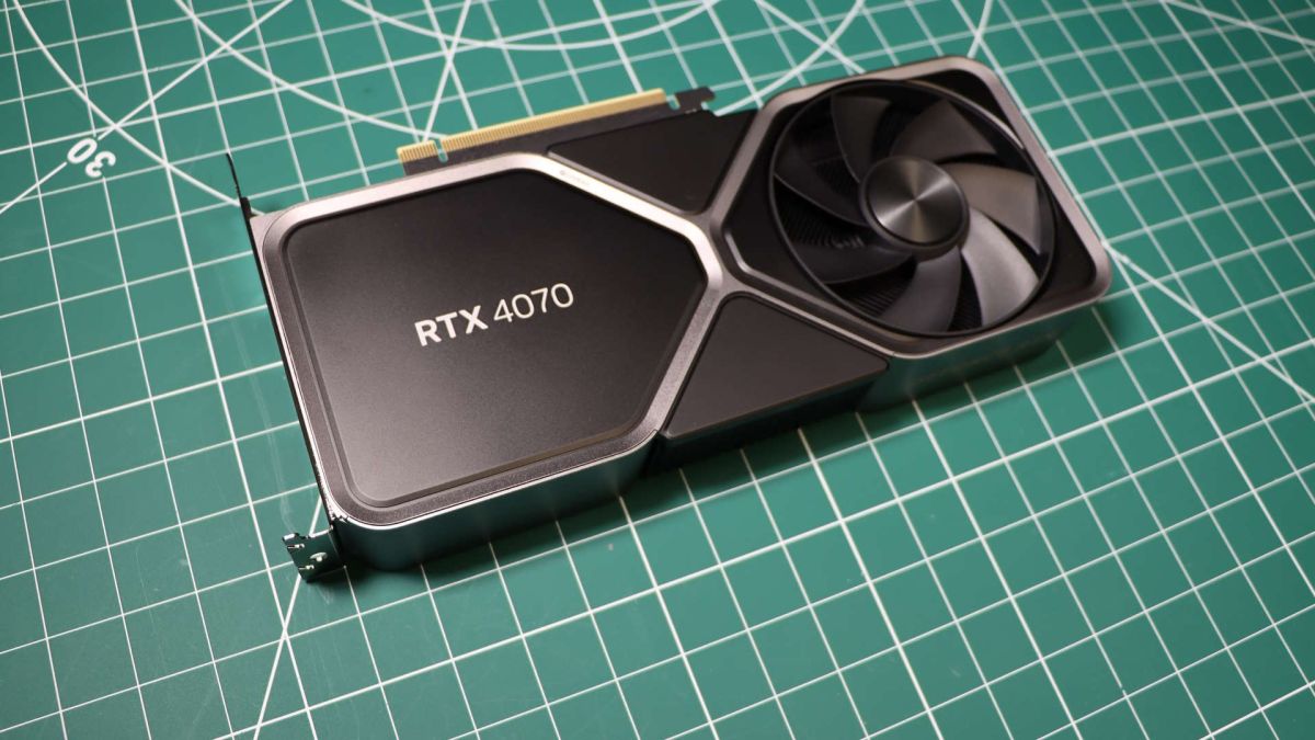 Nvidia RTX 4070 Founders Edition graphics card