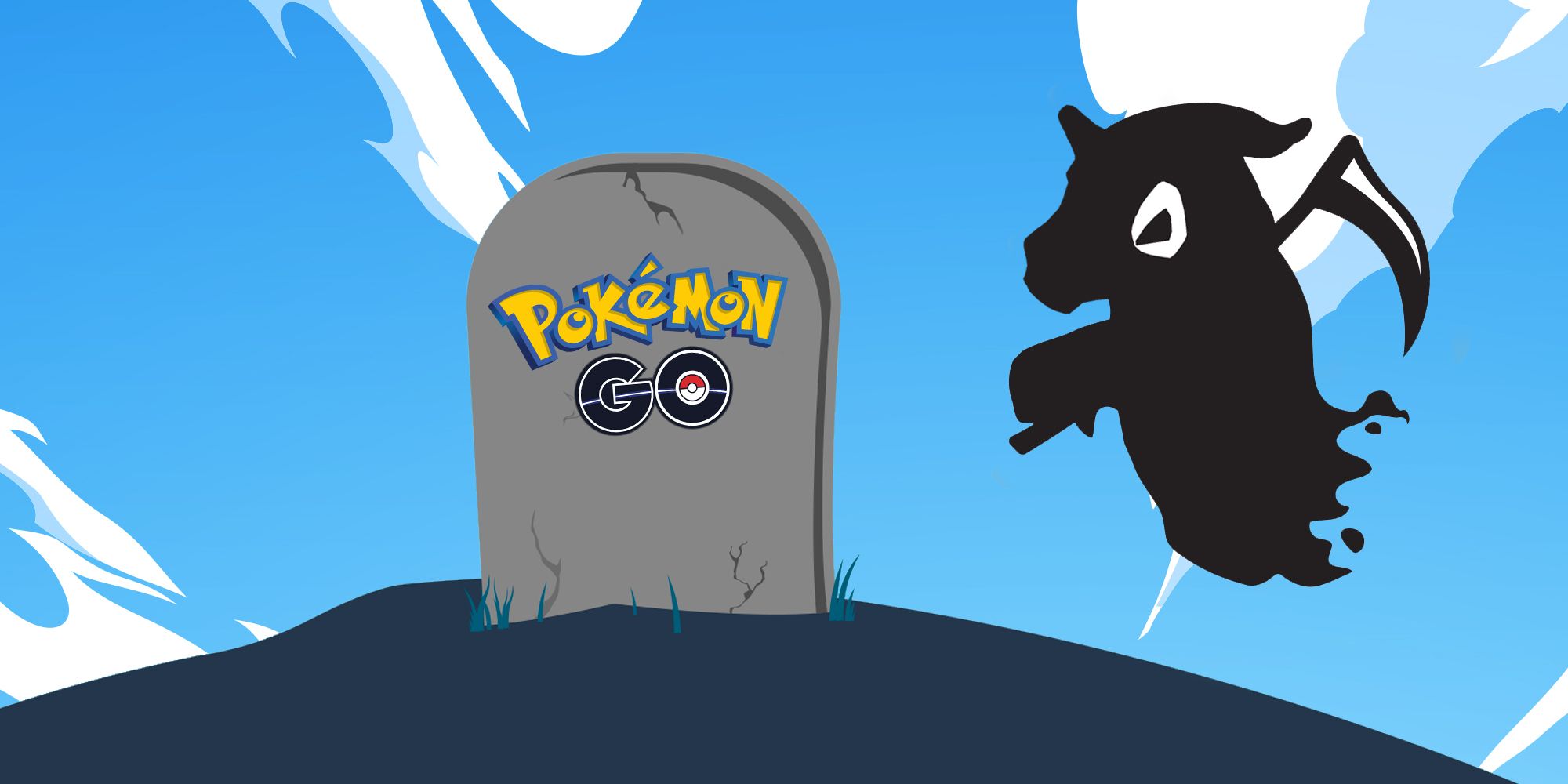 A ghost of Cubone haunts the grave of Pokemon Go