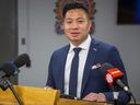 Thai Truong a été présenté comme nouveau chef de la police de Londres le lundi 1er mai 2023. (Derek Ruttan/The London Free Press)