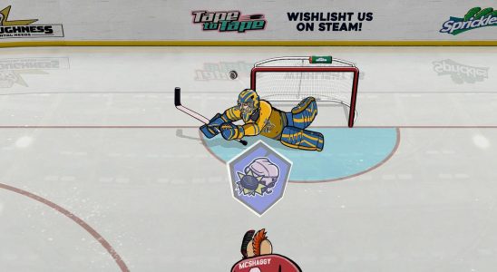 Tape to Tape est un roguelite de hockey qui mélange le jeu lisse avec des blagues amusantes