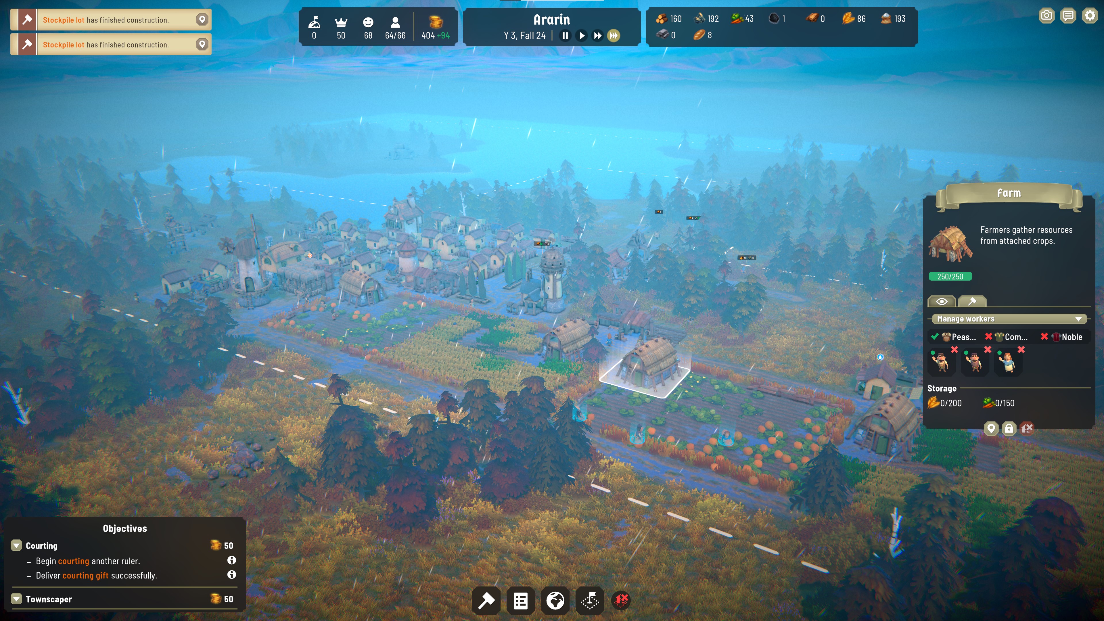 Fabledom, un adorable citybuilder de conte de fées