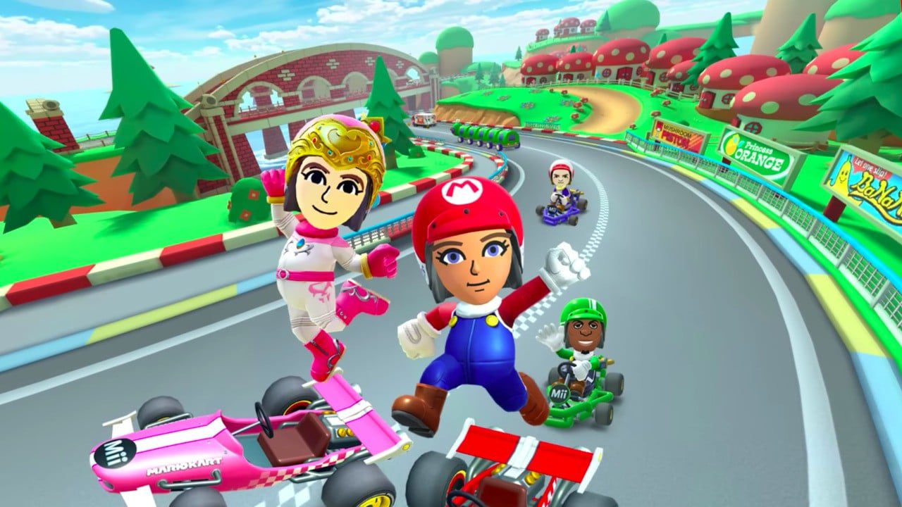 Mario Kart Tour ramène le pont champignon pour la prochaine tournée Mii
