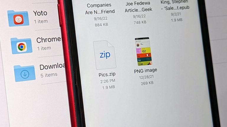 Comment ouvrir des fichiers Zip sur iPhone et iPad