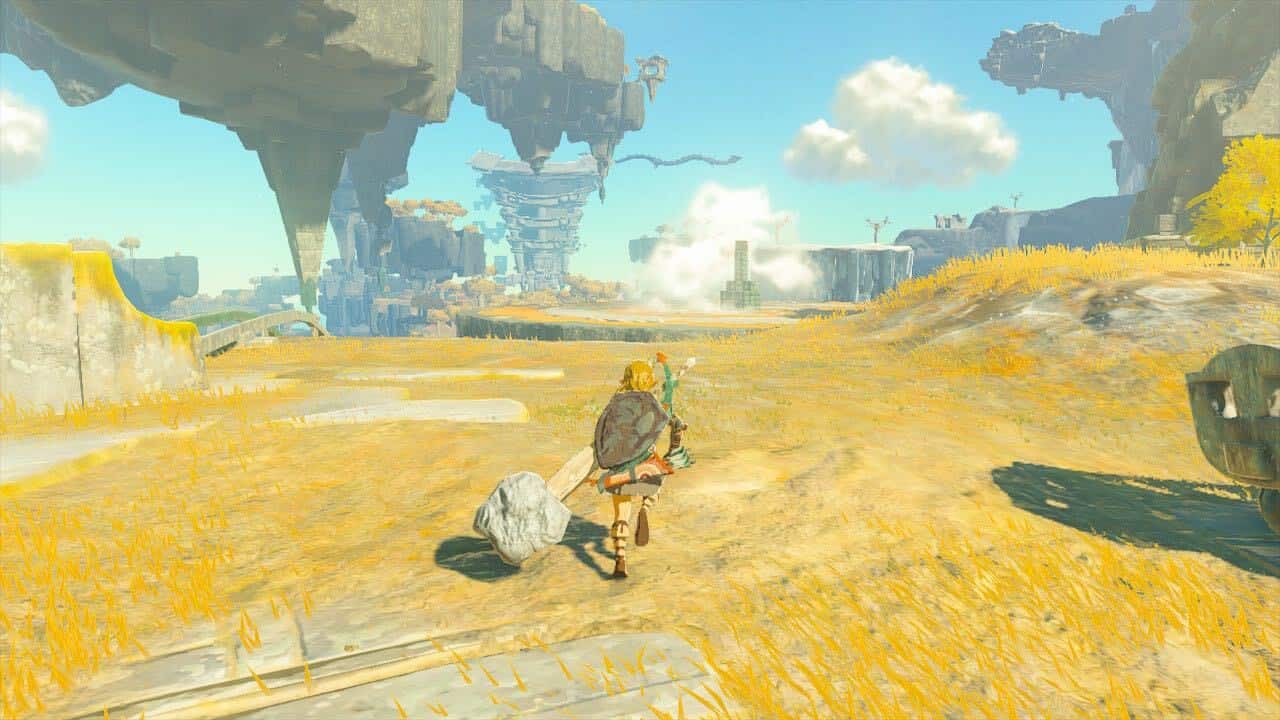 Il s'avère que Link peut sauter en fusée dans Tears of the Kingdom
