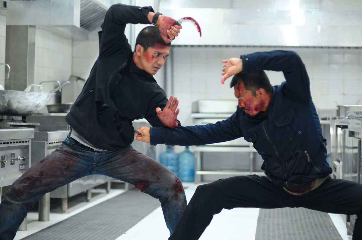 Yuda (Iko Uwais) et The Assassin s'affrontent dans The Raid 2.