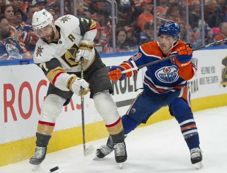 Le défenseur des Golden Knights Pietrangelo suspendu pour avoir slashé Leon Draisaitl des Oilers