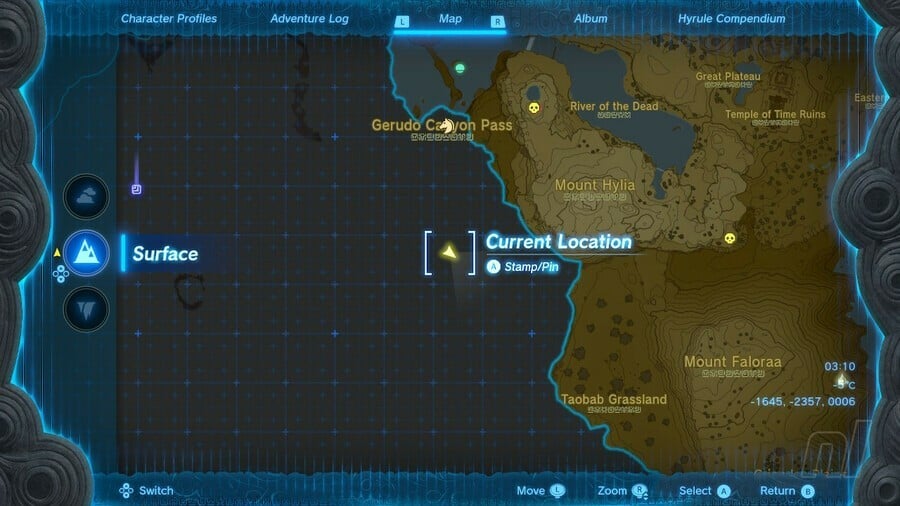 Gerudo Korok Seed Locations > Gerudo Surface Korok Seed 1″/><figcaption class=