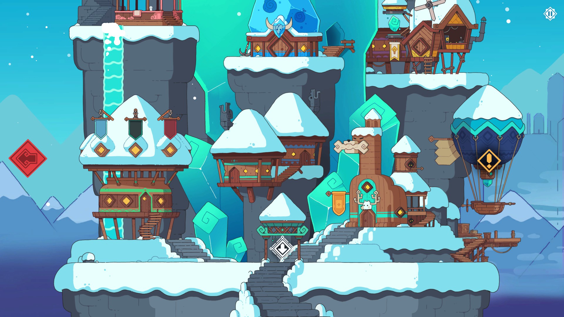 Le village natal de Wildfrost.