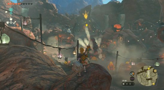 Zelda: Tears Of The Kingdom: Comment se rendre à Goron City, Death Mountain