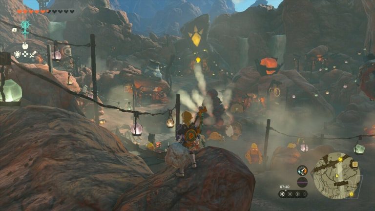 Zelda: Tears Of The Kingdom: Comment se rendre à Goron City, Death Mountain
