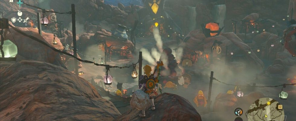 Zelda: Tears Of The Kingdom: Comment se rendre à Goron City, Death Mountain