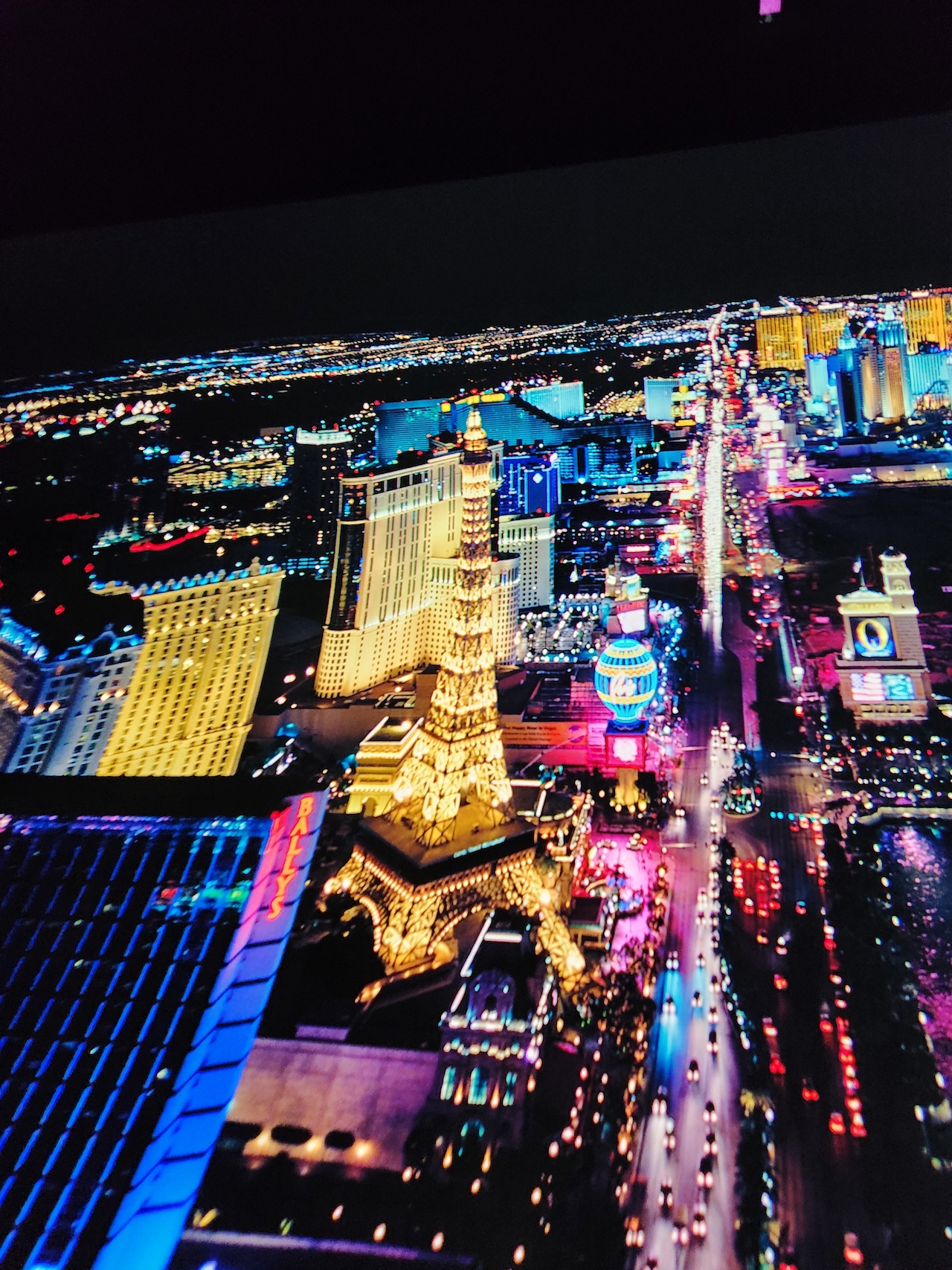 La Tour Eiffel sur le Strip de Las Vegas en Flyride