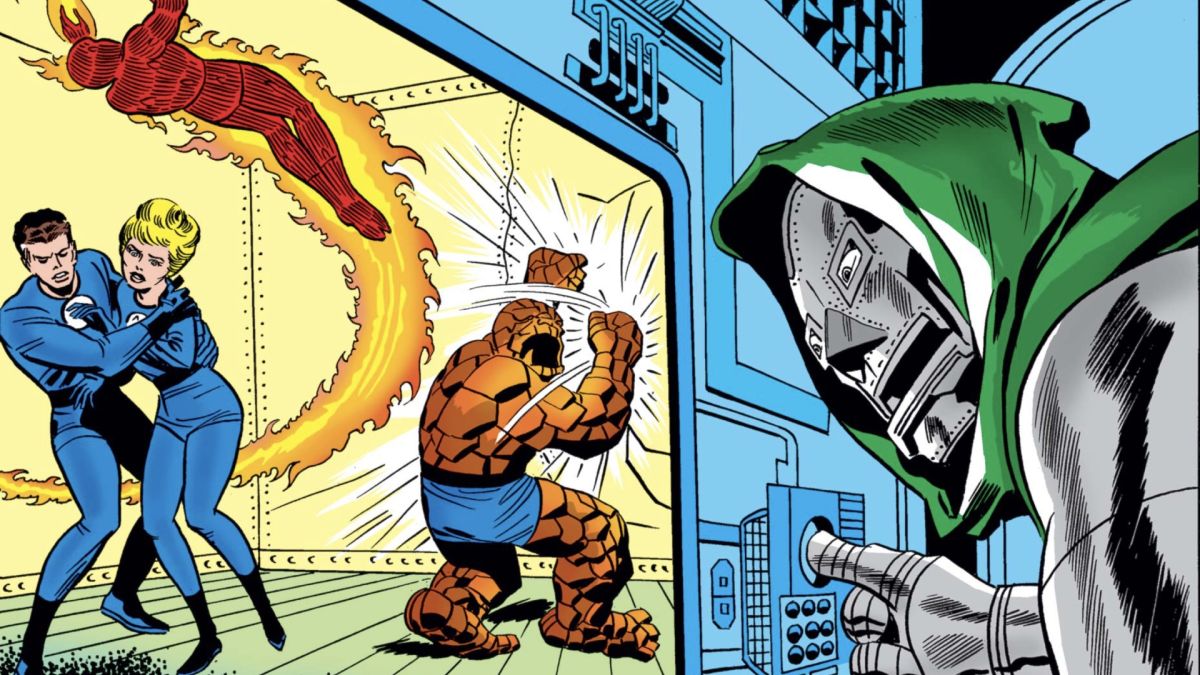 Fantastic Four comic art by Jack Kirby