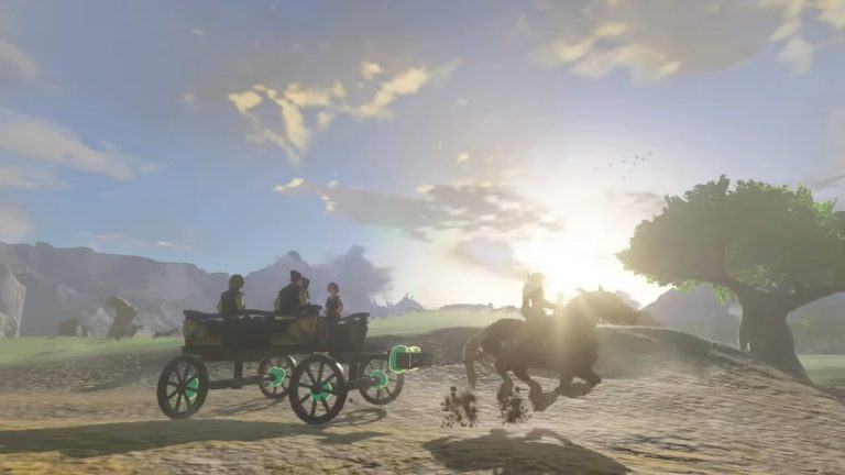 Zelda: Tears Of The Kingdom: Comment remorquer un chariot
