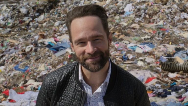 Russ Hanneman in landfill in Silicon Valley