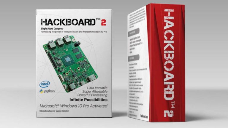 Hackboard 2 Celeron N4020 Windows 11 SBC lance à 199 $