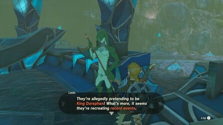 Zelda: Tears Of The Kingdom: Zora's Domain - Comment trouver le lac Toto, où trouver le roi Dorephan 16