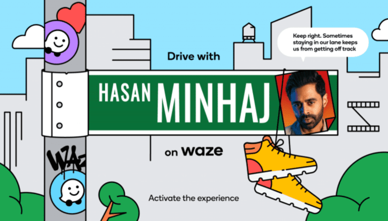 Le comédien Hasan Minhaj peut désormais vous guider dans le trafic sur Waze