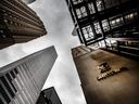 Tours de banque dans le quartier financier de Toronto.