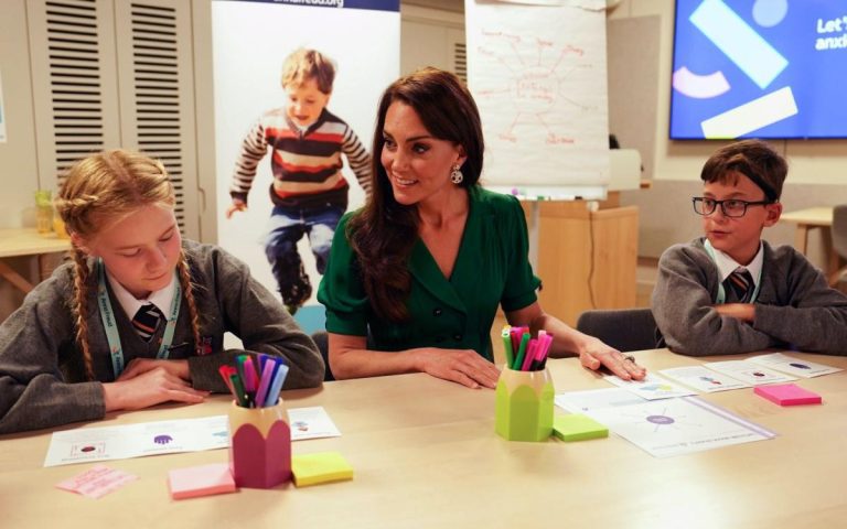 La princesse de Galles exhorte les enfants à acquérir des compétences en santé mentale pour la vie