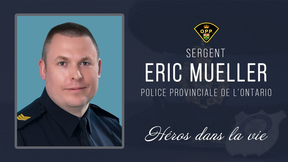 La vague sans précédent de meurtres au Canada visant des policiers en service a fait une autre victime tôt jeudi matin.  Le sergent Eric Mueller de la Police provinciale de l'Ontario a été tué dans ce qui a été décrit comme une « embuscade » au sud d'Ottawa.  Mueller répondait à une perturbation domestique dans une maison d'habitation lorsque lui et deux autres officiers ont été touchés par des coups de feu par un assaillant non encore identifié (les deux autres officiers ont survécu).  Mueller est le neuvième policier à être tué en service en autant de mois, et de nombreux autres ont également été abattus ou poignardés lors d'attaques en embuscade.  Jusqu'à cette dernière vague de meurtres, le Canada a statistiquement vu un ou deux policiers assassinés en service par année civile.