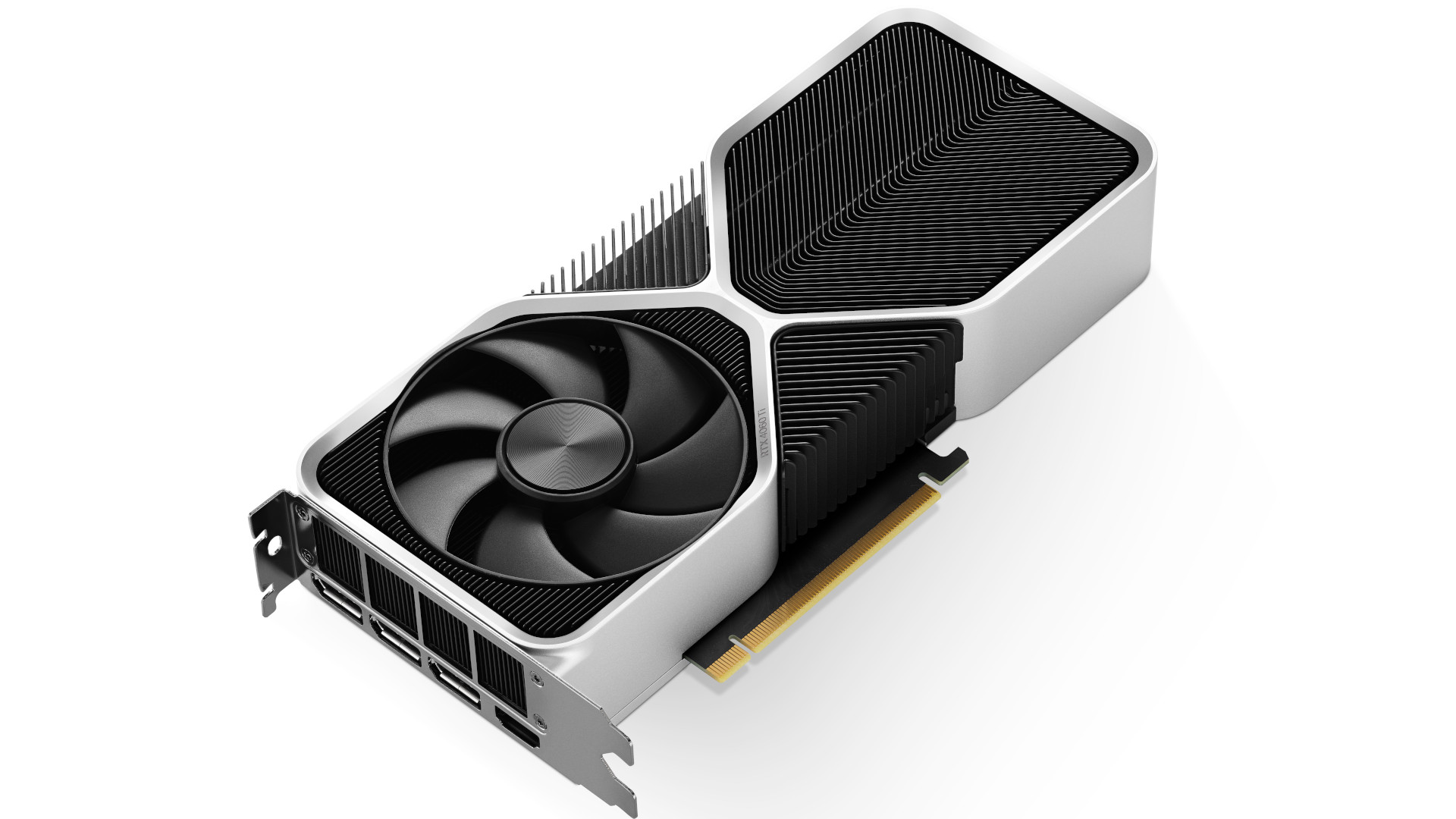 Le Nvidia RTX 4060 sur un fond blanc.