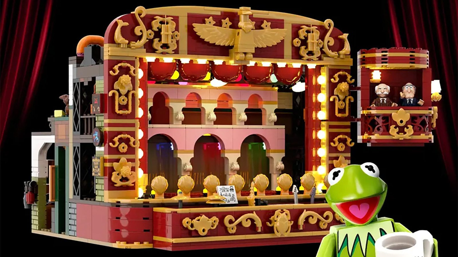 Il est temps de jouer de la musique, il est temps d'allumer les lumières, il est temps de rencontrer les Muppets dans cet ensemble de jeu LEGO Ideas génial.
