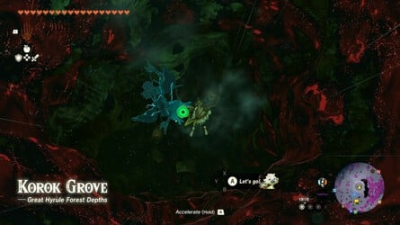 Zelda: Tears Of The Kingdom: Comment se rendre à la forêt de Korok, Lost Woods 11