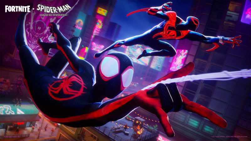 Spider-Man: Across The Spider-Verse envahit Fortnite
