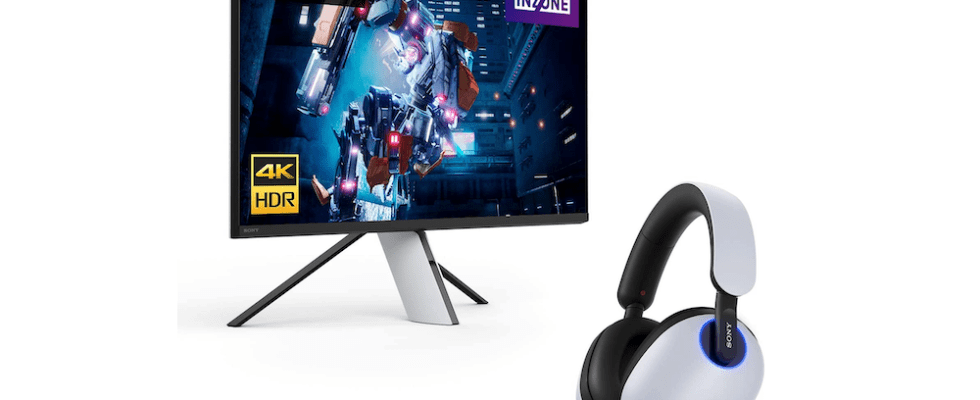 L'ensemble moniteur et casque de jeu Sony 4K bénéficie d'une remise rare