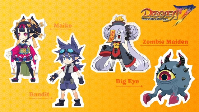 Disgaea 7 nouveaux personnages génériques