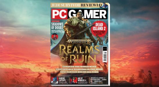 PC Gamer magazine July 2023 Warhammer Age of Sigmar Realms of Ruin