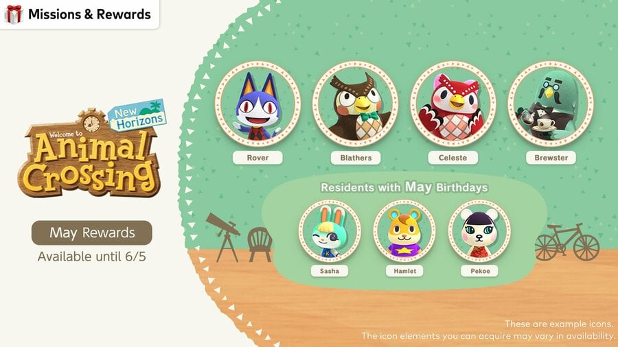 Missions et récompenses en ligne de la Nintendo Switch : mai 2023 - Animal Crossing, Zelda : Tears Of The Kingdom 6