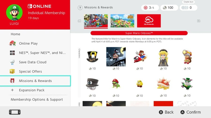 Missions et récompenses en ligne de la Nintendo Switch : mai 2023 - Animal Crossing, Zelda : Tears Of The Kingdom 3