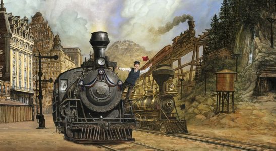 Ticket To Ride : Legends of the West est un jeu de société hérité servi en famille